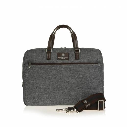 Briefcase 2 Zip Flanel Line A.G. Spalding & Bros